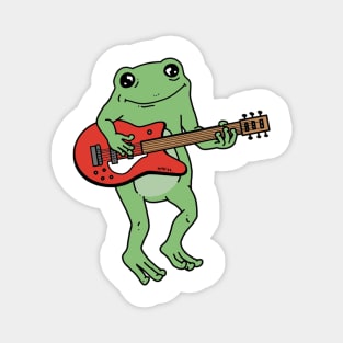 Electric Guitar Frog Magnet