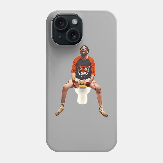 Red On The Toilet Phone Case by darklordpug