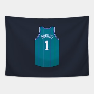 Muggsy Bogues Charlotte Jersey Qiangy Tapestry