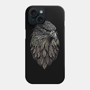 eagle line art Phone Case