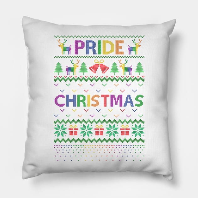 Pride Christmas Pillow by drewbacca