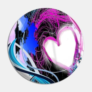 Graffiti heart tattoo love Pin