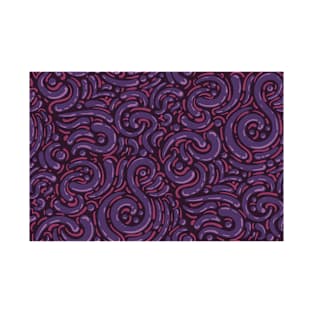 Modern Vibrant Abstract Paisley T-Shirt