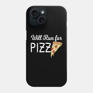 will run for pizza Phone Case