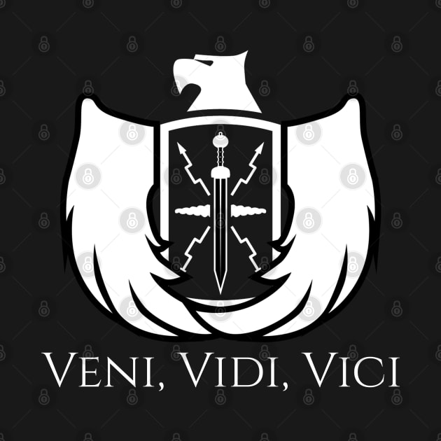 Veni Vidi Vici - Ancient Roman Legion Eagle Shield by Styr Designs