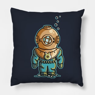 Cute Deep Sea Diver Pillow