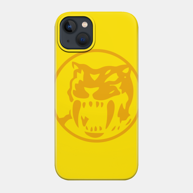 Sabre Tooth Tiger - Yellow Ranger - Phone Case