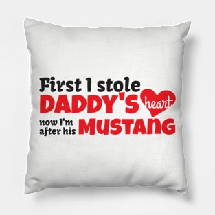 Daddy's Mustang Pillow