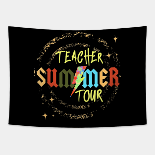 Teacher The Freedom Tour 2024 Summer Last Day of School Tapestry