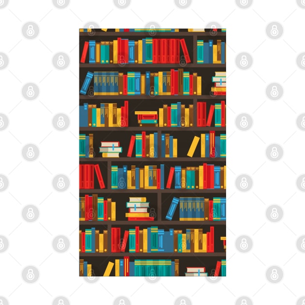 Book Pattern Artwork - Reading Lover by Artistic muss