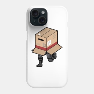 Solid Snake Sneaking in Box - Metal Gear Solid 1 Phone Case