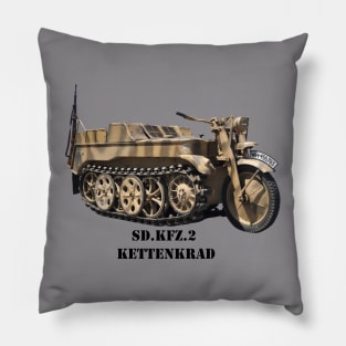 Sd.Kfz. Kettenkrad half-track motorcycle Pillow