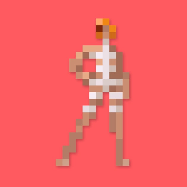 Leeloo low-res pixelart by JinnPixel