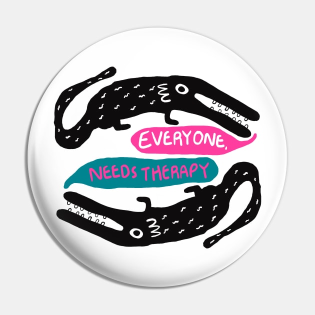 Everyone needs Therapy Pin by flywithsparrows