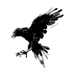 Handpainted Crow T-Shirt