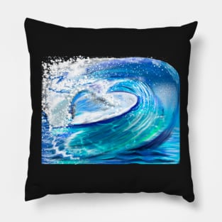 Surf - big wave surfing Pillow