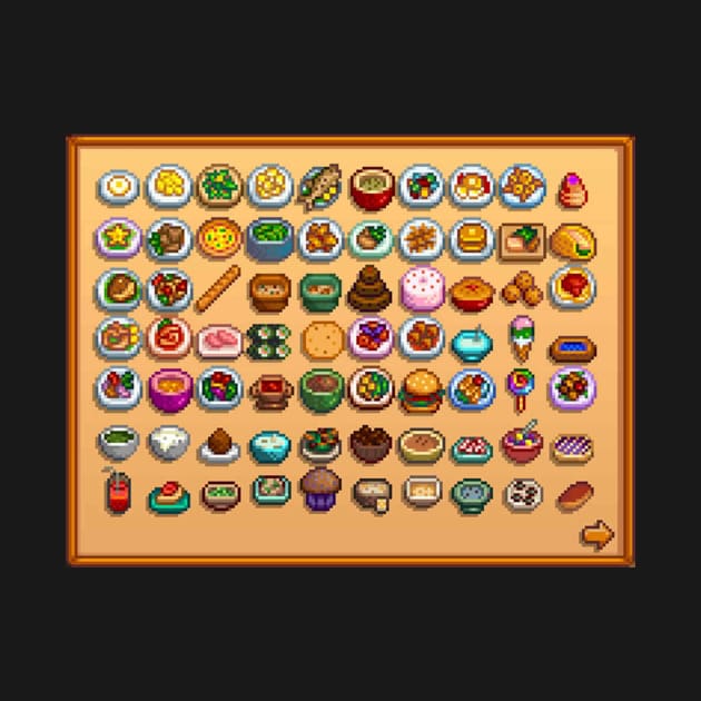 Stardew Valley Cooked Food by r9440