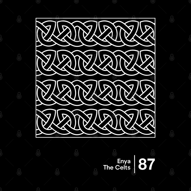 Enya - The Celts - Minimalist Style Graphic Design by saudade