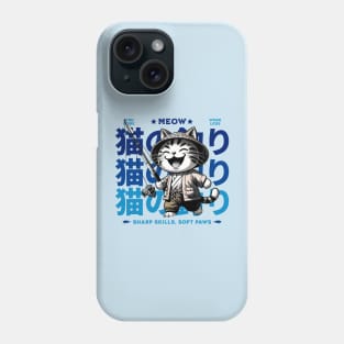 Neko Fish Master - Japan's Purrfect Angler Phone Case