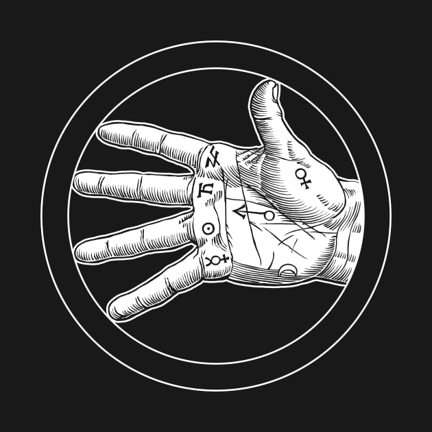 The Hand of Palmistry, Agrippa, alchemy, chiromancy, by StabbedHeart