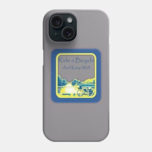 Ride a bicycle and keep well Phone Case