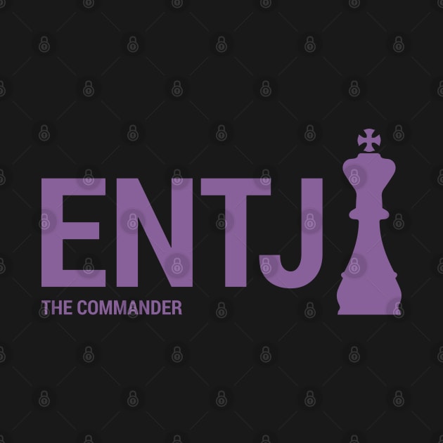 ENTJ The Commander MBTI types 3C Myers Briggs personality gift with icon by FOGSJ