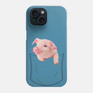 Cute Piggy In My Pocket | Pocket design Phone Case