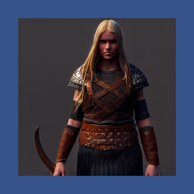 Viking Shield Maiden by Grassroots Green