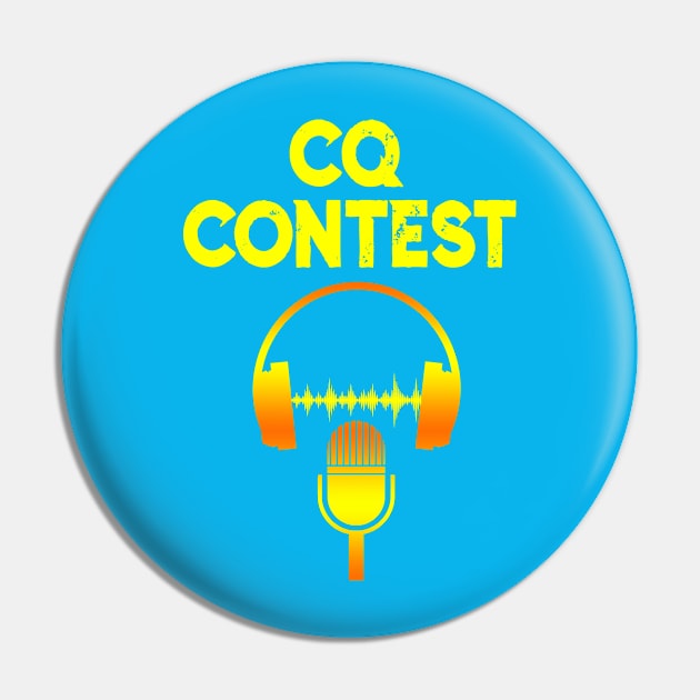 Ham Radio CQ Contest Amateur Radio Hobby Pin by Antzyzzz