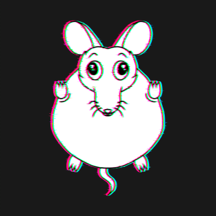 The Roundest Rat (Glitched Version) T-Shirt