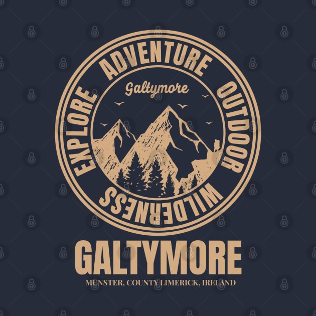 Mountain Hiking In Galtymore Ireland, Hiker Trails by Eire