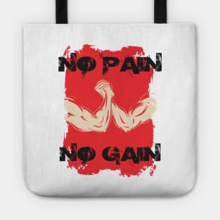 No pain no gain - Crazy gains - Nothing beats the feeling of power that weightlifting, powerlifting and strength training it gives us! A beautiful vintage design representing body positivity! Tote