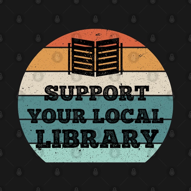 support your local library by AdelDa