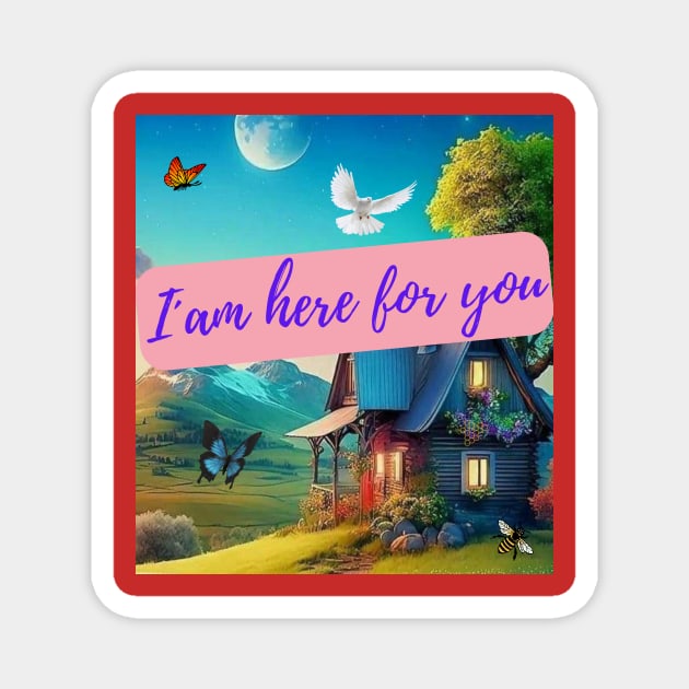 love quotes for her and him Magnet by TopSea