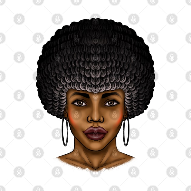 Afro girl Afro woman Afro queen beautiful Afro girl by Artardishop