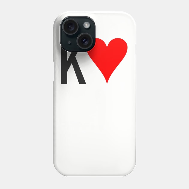 King of Hearts Phone Case by Art_Is_Subjective