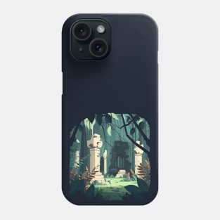 Lost City Ruins Discovered in Jungle Phone Case