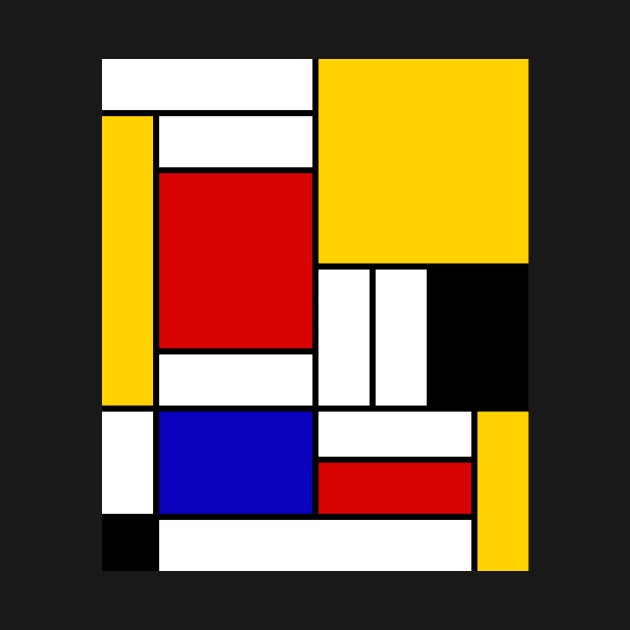 Mondrian Block by SiSuSiSu