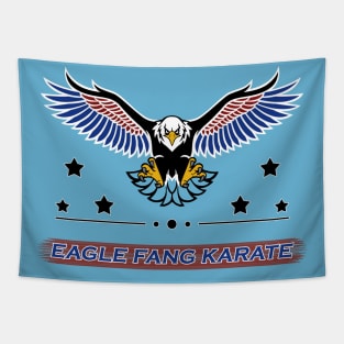 Eagle Fang Karate ( With USA Flag ) Tapestry