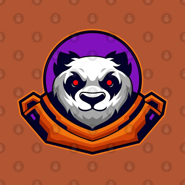 Astronaut panda by mightyfire