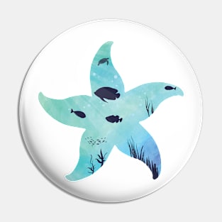 undersea star Pin