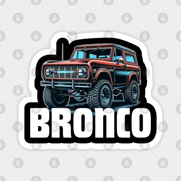 Bronco Magnet by MadeBySerif