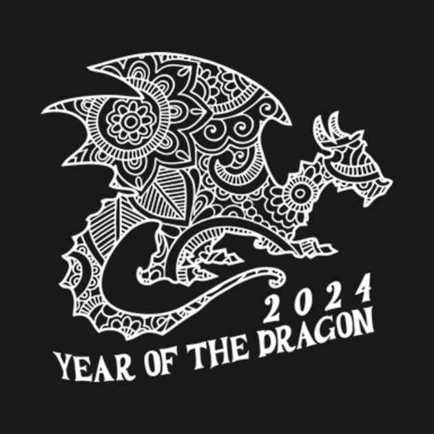 2024 Year of the Dragon, Hello 2024, Year of the Dragon 2024, Happy New Year 2024 by sarcasmandadulting