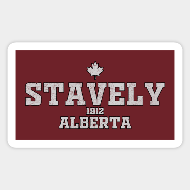 Stavely Alberta Canada Stavely Sticker Teepublic