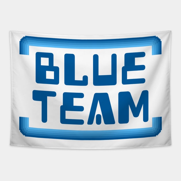 Cybersecurity Blue Team Arcade Gamification Banner Tapestry by FSEstyle