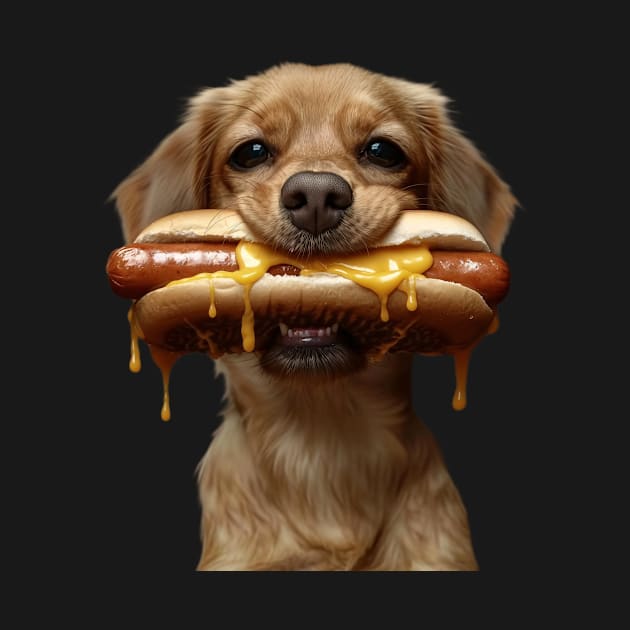 Dog and Hot dog 7104 by ToddT