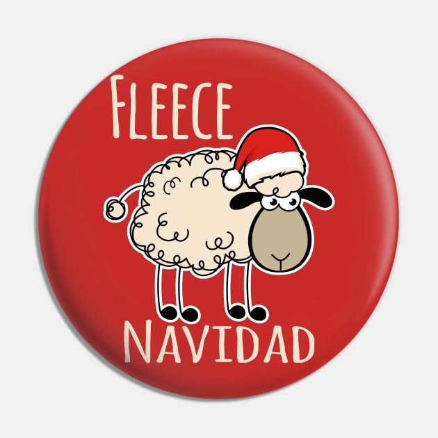 Fleece Navidad Pin by Alema Art