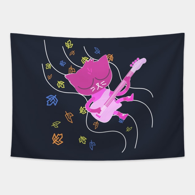 Playing bass Tapestry by TASCHE