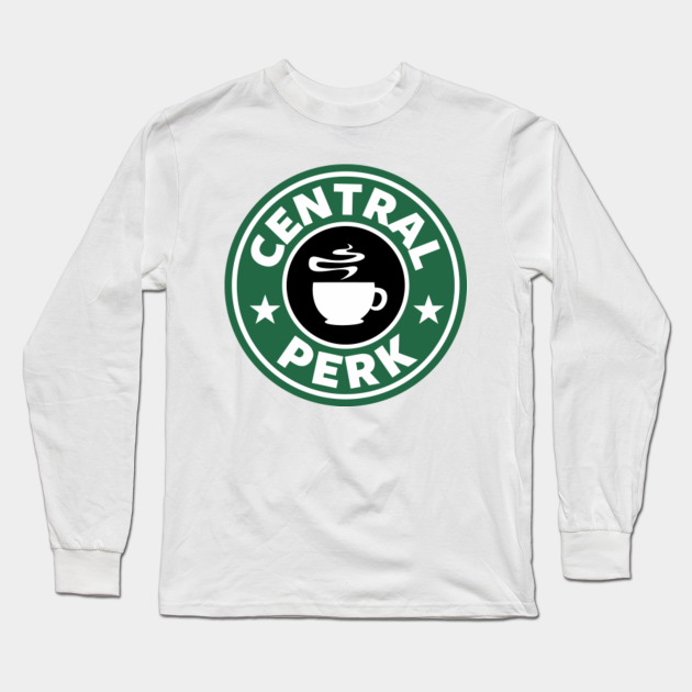 Friends Central Perk Starbucks Friends Long Sleeve T Shirt Teepublic In face of all the success the making of starbucks logo, is in itself a fascinating tale. teepublic