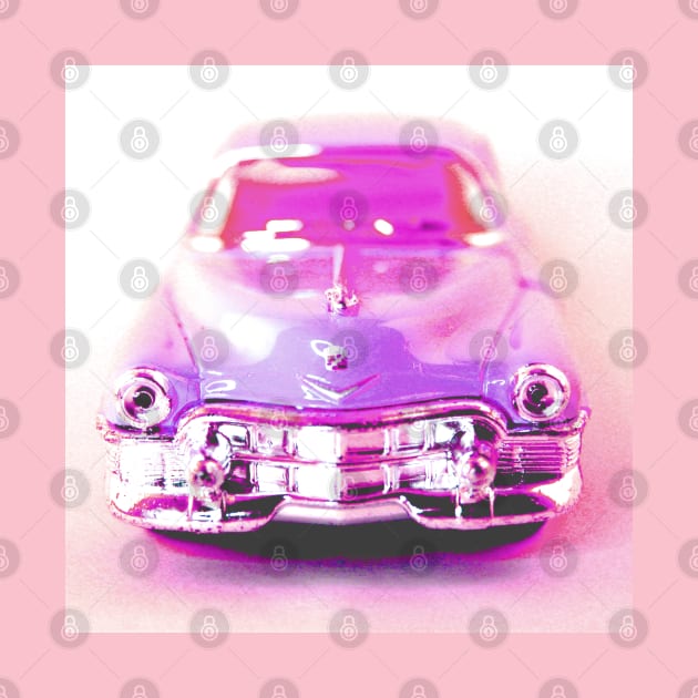 Pink Toy Car by Art of V. Cook